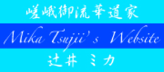 嵯峨御流華道家 辻井ミカ